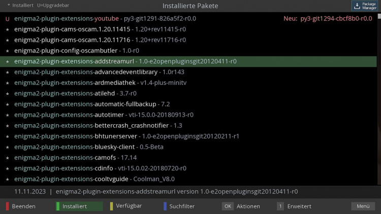 Package Manager – Vu+ WIKI