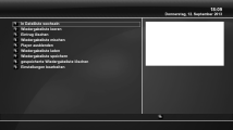 Menü-Taste im Mediaplayer