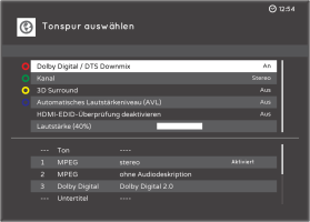 Dolby Digital aktiv mit Downmix (Seite 1)